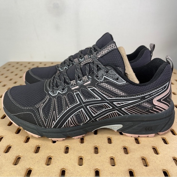 Asics Women’s Gel Venture 7 in Graphite Grey/Black Size 8.5 Wide - Picture 4 of 8